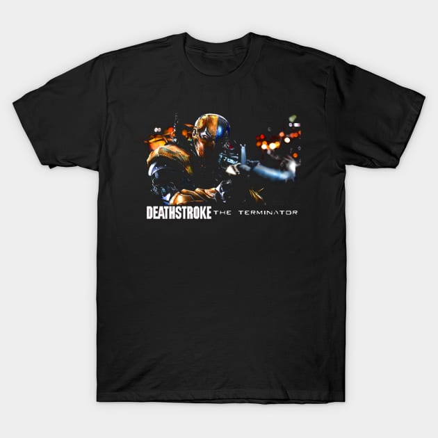 Deathstroke T-Shirt by hauntedjack